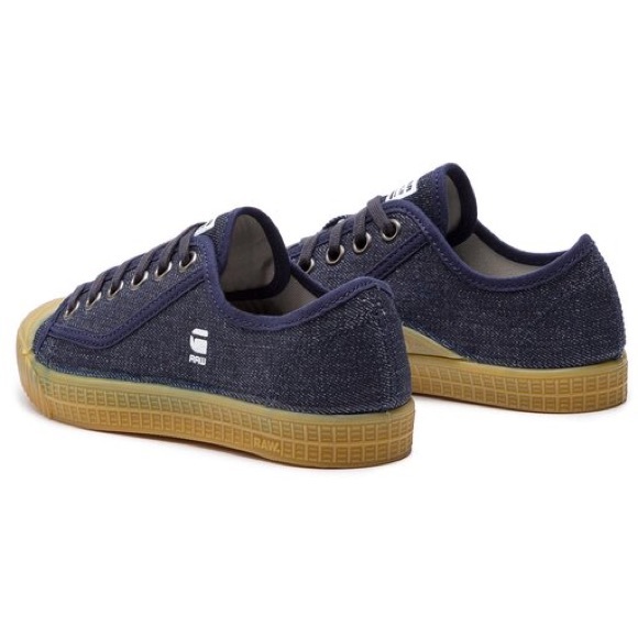 G-STAR RAW “ROVULC ROEL DENIM” LOW CUT SNEAKERS SHOES SIZE EU 39 MENS 6 WOMENS 8 - Picture 14 of 16
